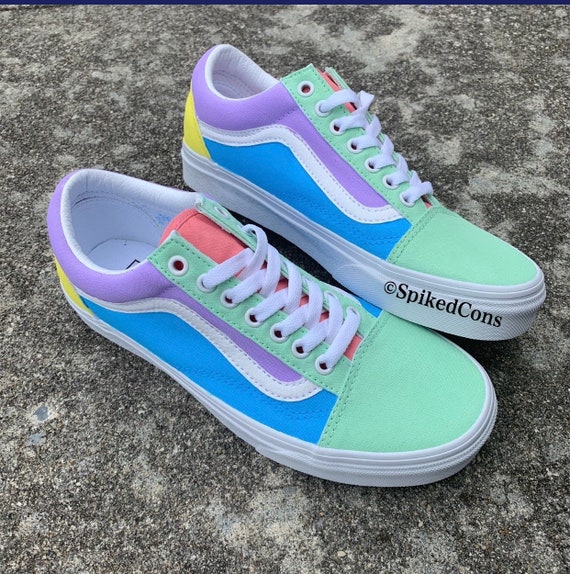 Color Changing Old Skool Vans purple to Pink -  Sweden