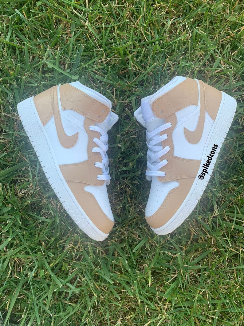 jordan 1 tan and white