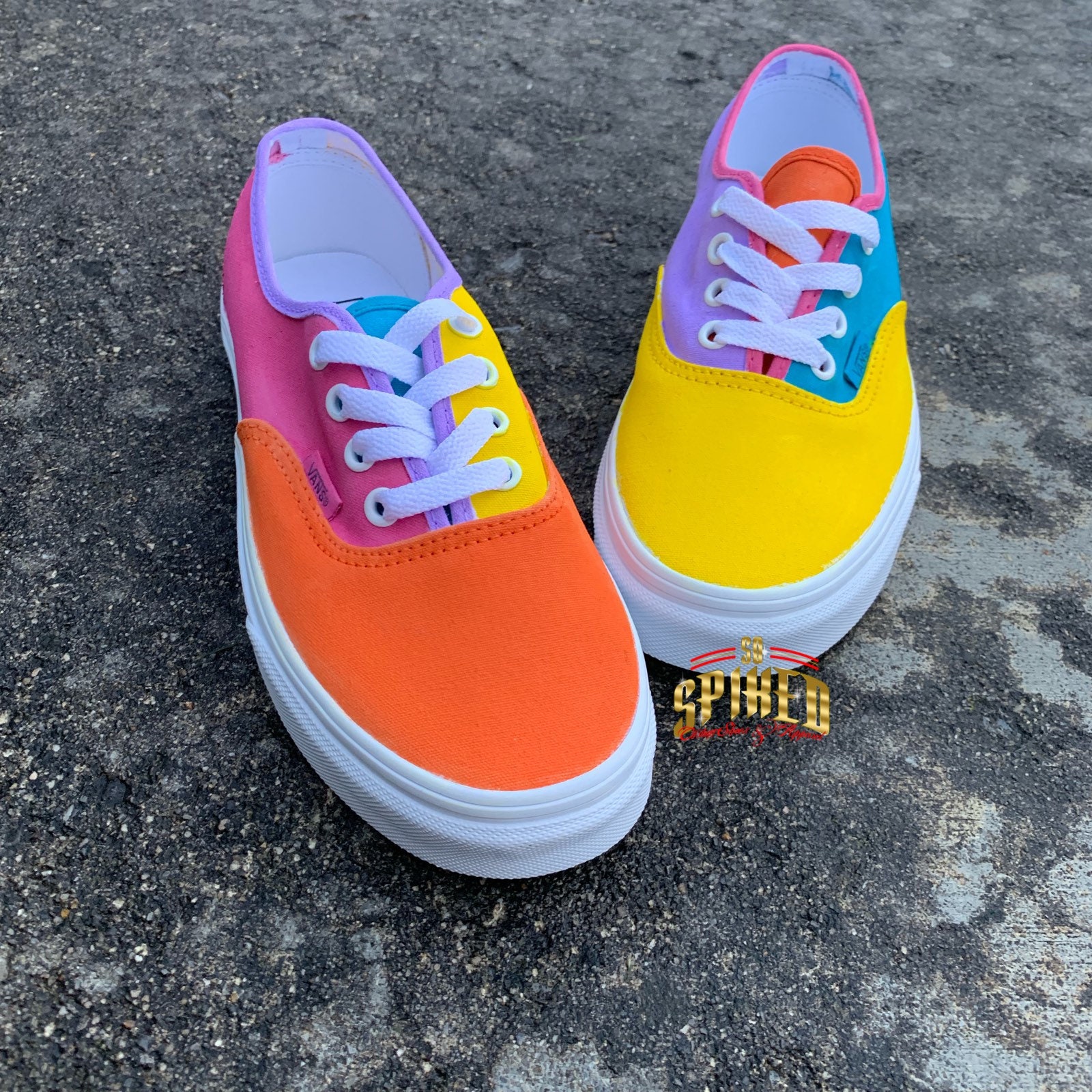 colorful vans women