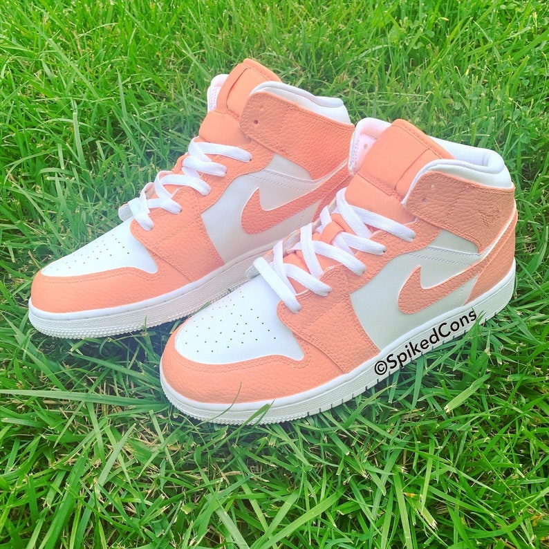 Custom Peaches & Cream Jordan 1 Other colors Available | Etsy