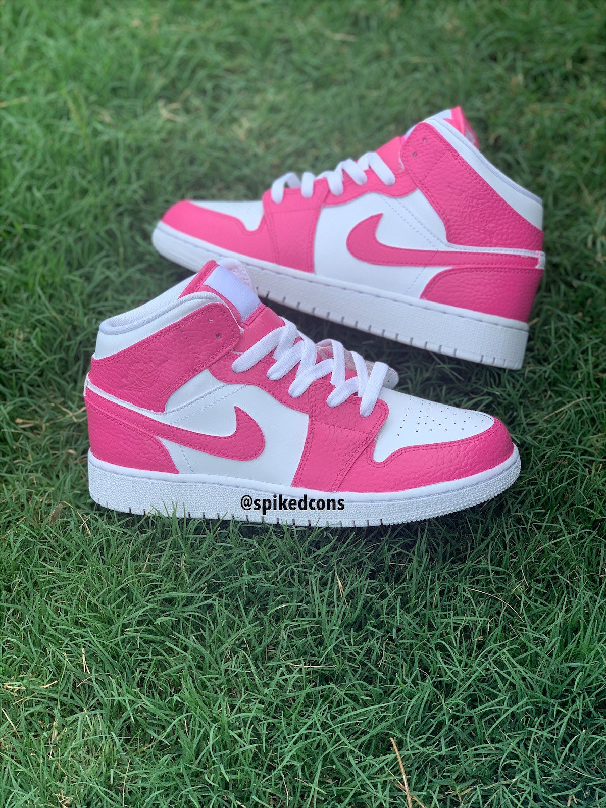 all pink air jordan 1