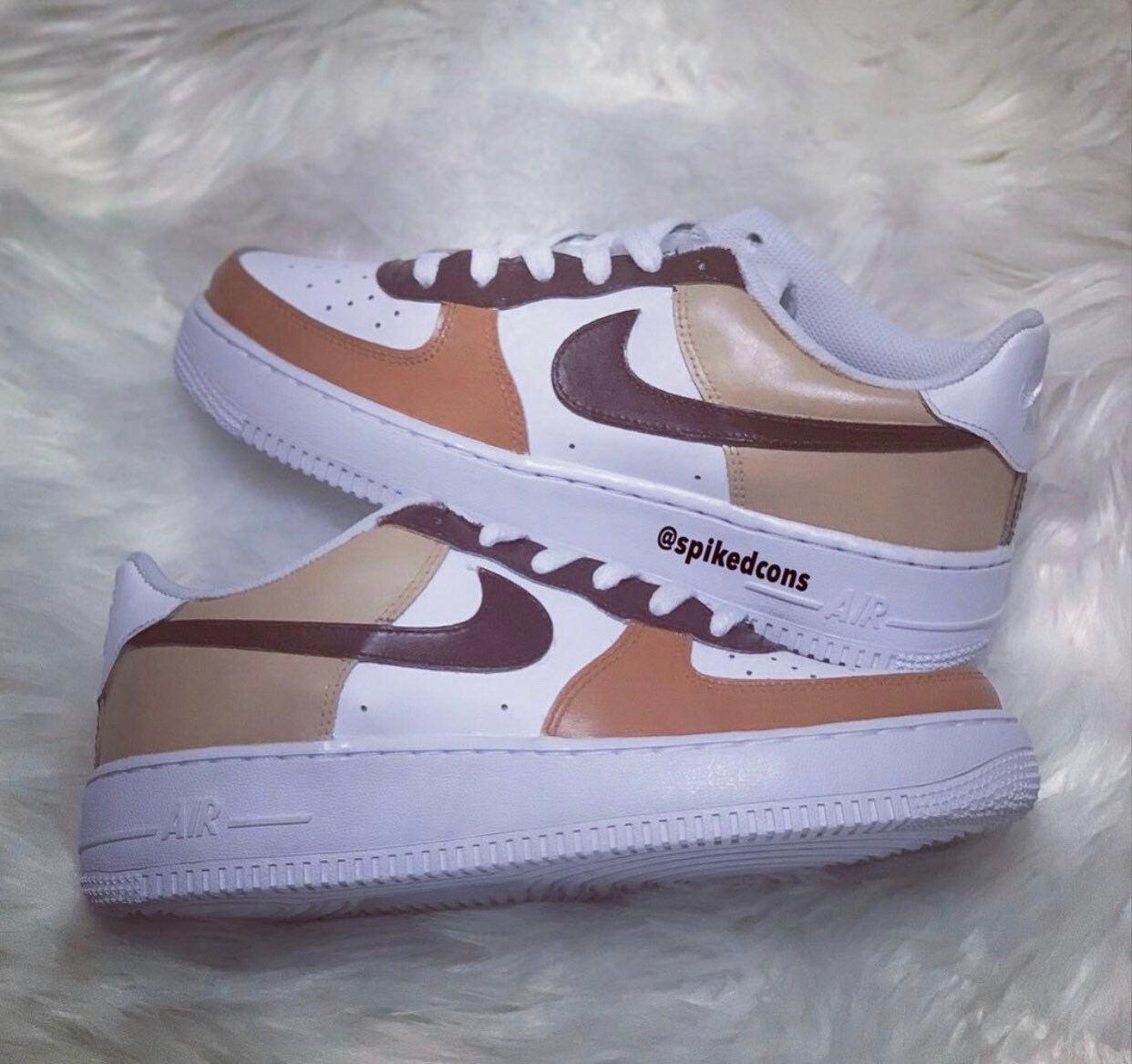 nike air force 1 with brown sole