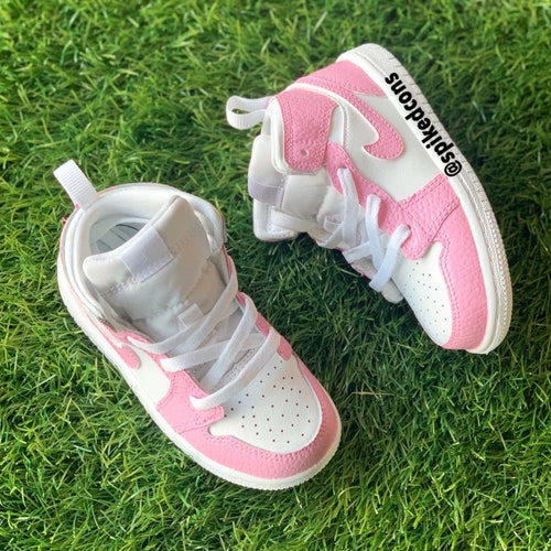 custom pink shoes