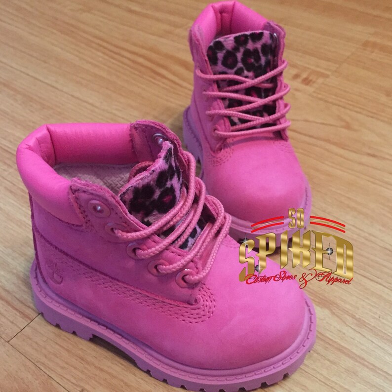 pink timbs for toddlers