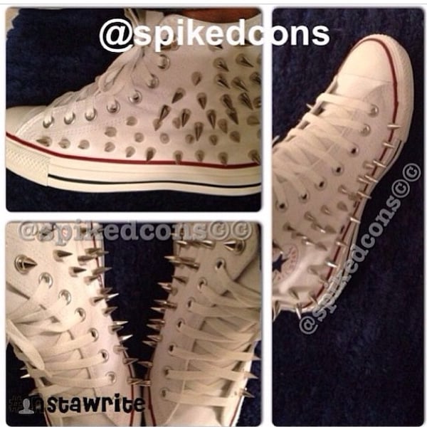 Men/Women Spiked Chuck Sneakers