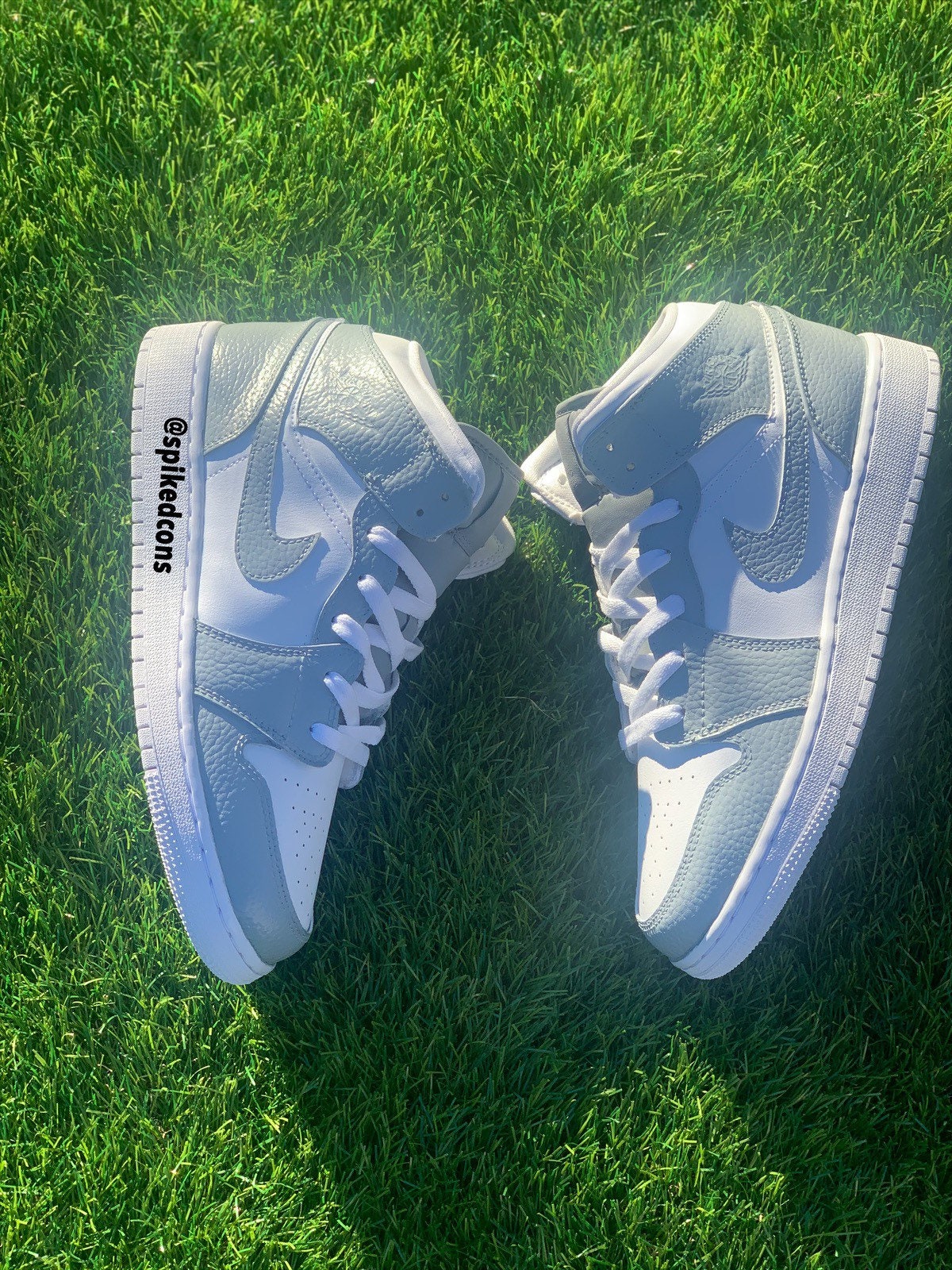 jordan white and tan