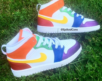 air jordan air max force 1 rainbow fearless rainbow