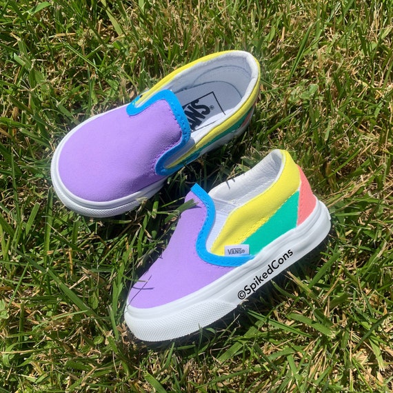 colorful custom vans