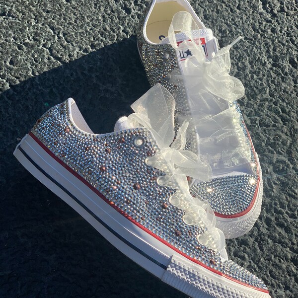 custom wedding chucks