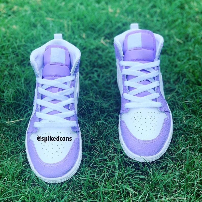 lavender purple jordans