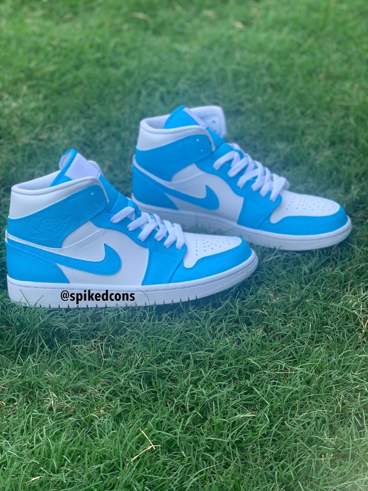 Custom Light Blue Jordan 1 Other colors AvailableCheck | Etsy