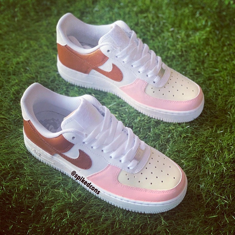 cream and brown air force 1