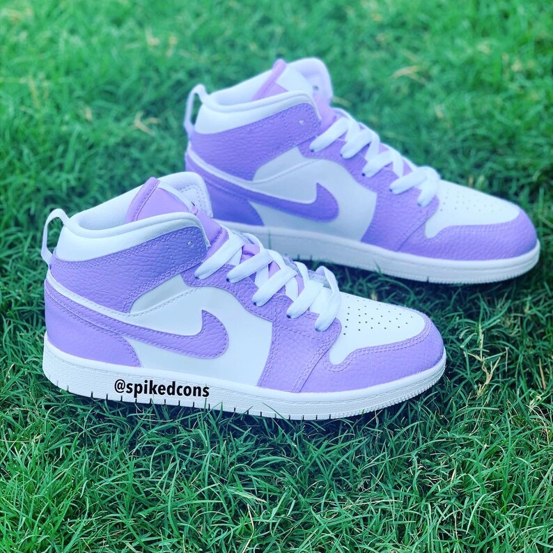 lavender purple jordans