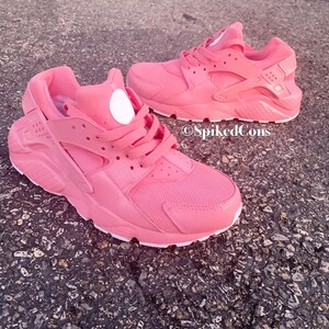 pink yellow blue huaraches