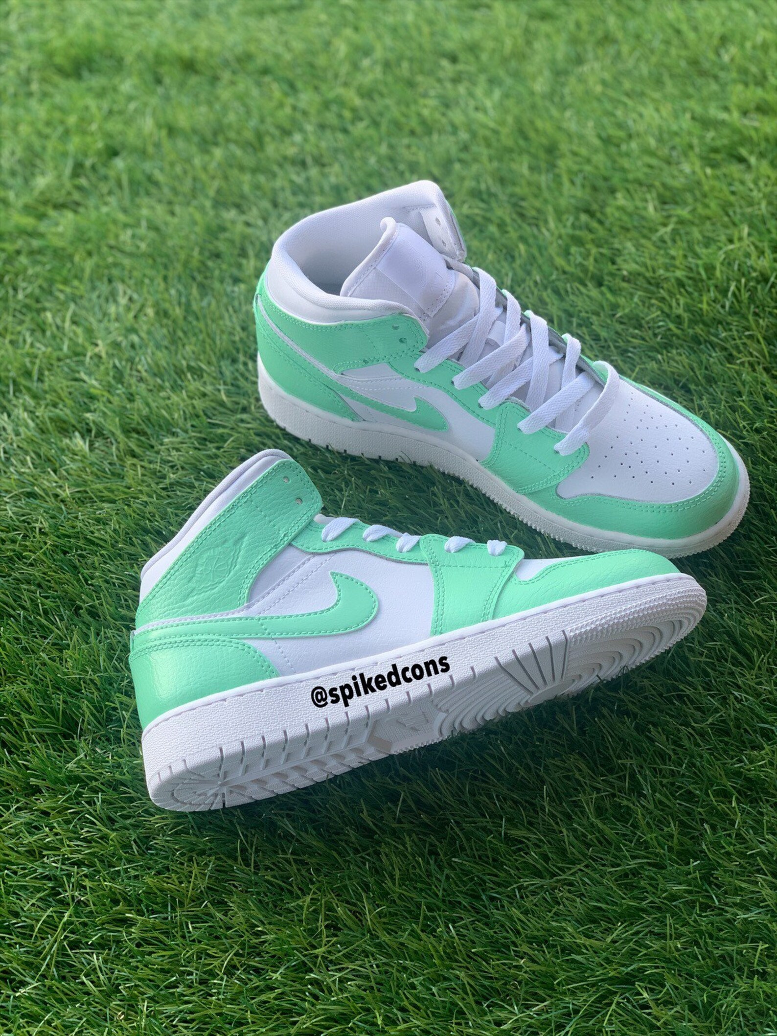 Custom Mint Green Jordan 1 Other colors AvailableCheck Etsy