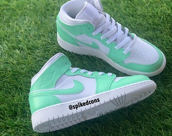 air jordan mint green shoes