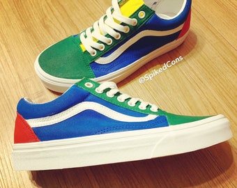 Custom Vans « UNO »-Grands enfants/adultes hommes femmes