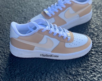 Custom “Tan Ombré ” (AF1)--Check Sizing Before Ordering