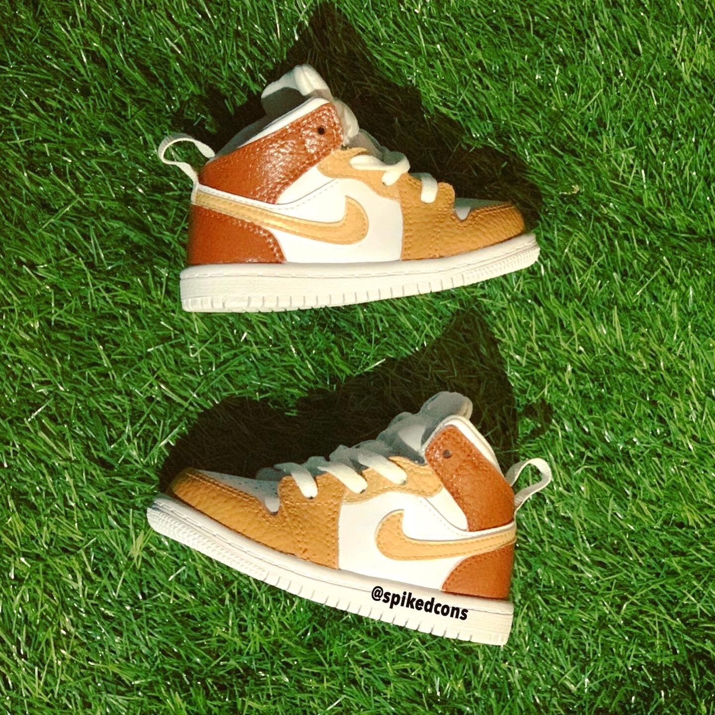 Custom 3 shades of Brown Jordan 1 Other colors Available | Etsy