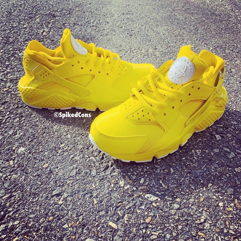 huaraches blue and yellow