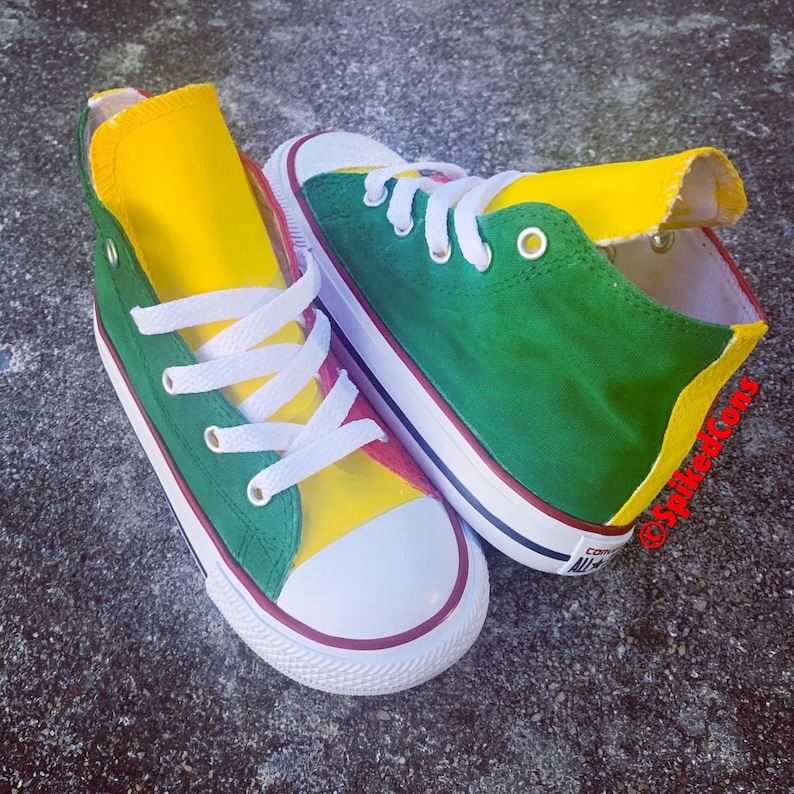 rasta colored converse