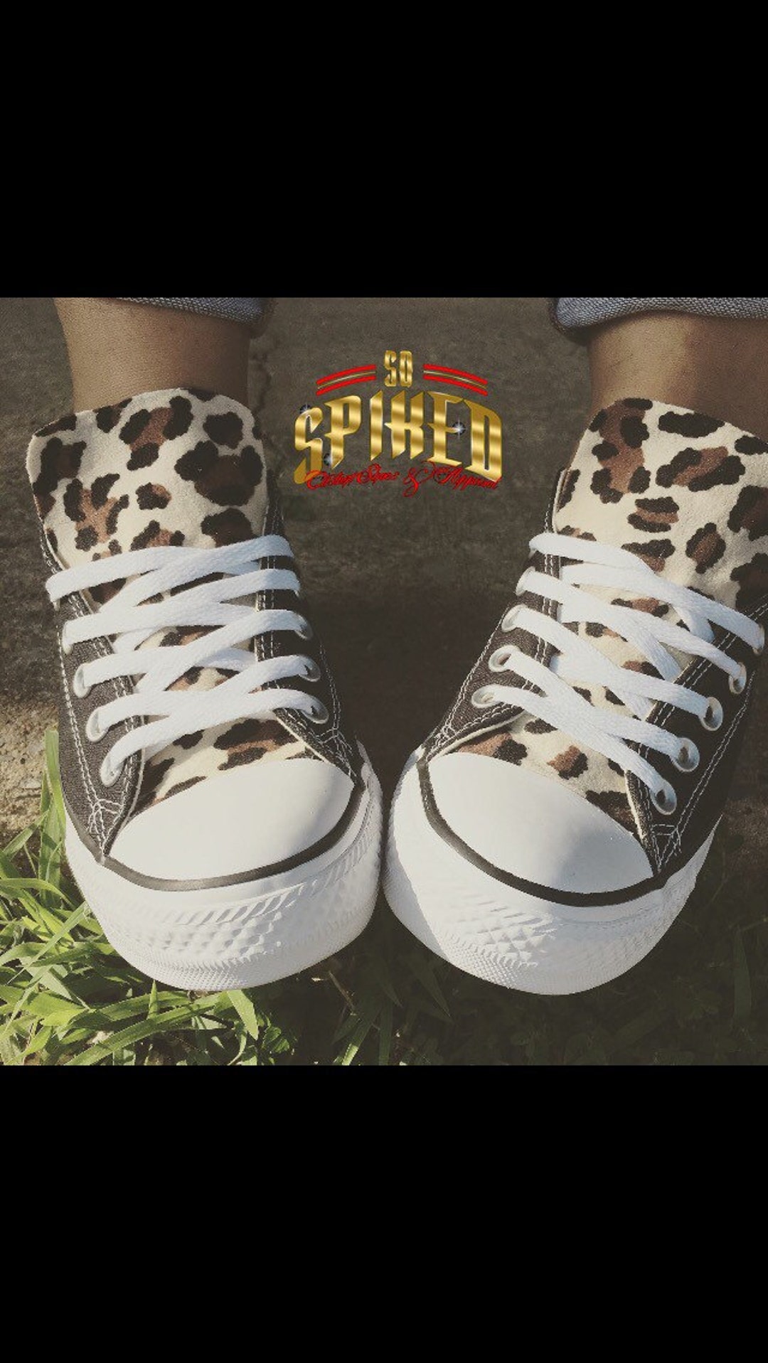 Converse bebe leopardo sale