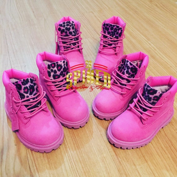 hot pink timbs