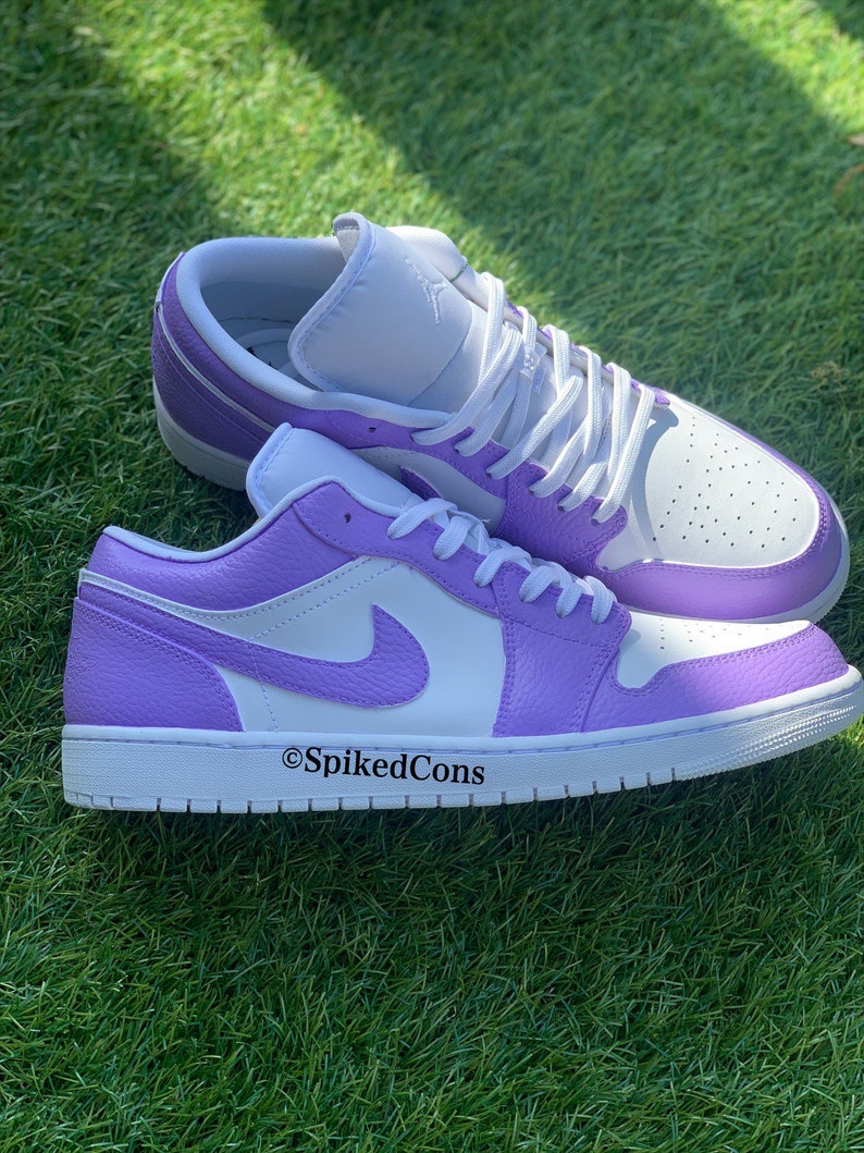 Custom Lavender  Low J 1s (Kids and Adults) 