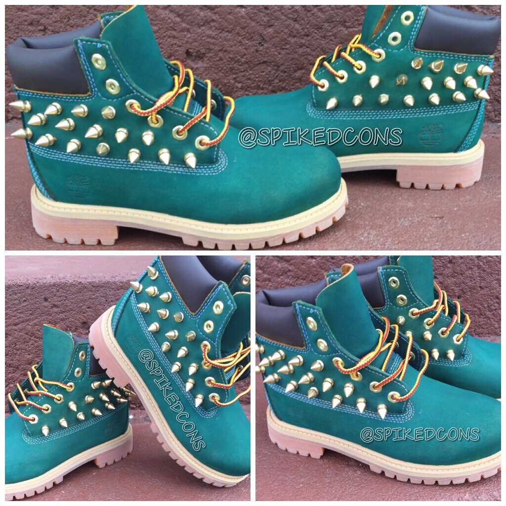 Custom Green Timberlands **ADD SIZE in Notes When Ordering** - Etsy