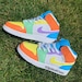 Custom ColorBlock J 1 “Sweet & Tart” Orange Green Purple Blue YellowCheck Sizing Before OrderingCheck Sizing Before Ordering