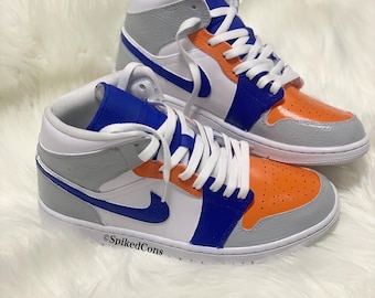 Blue Orange Jordan 1 | Etsy Australia