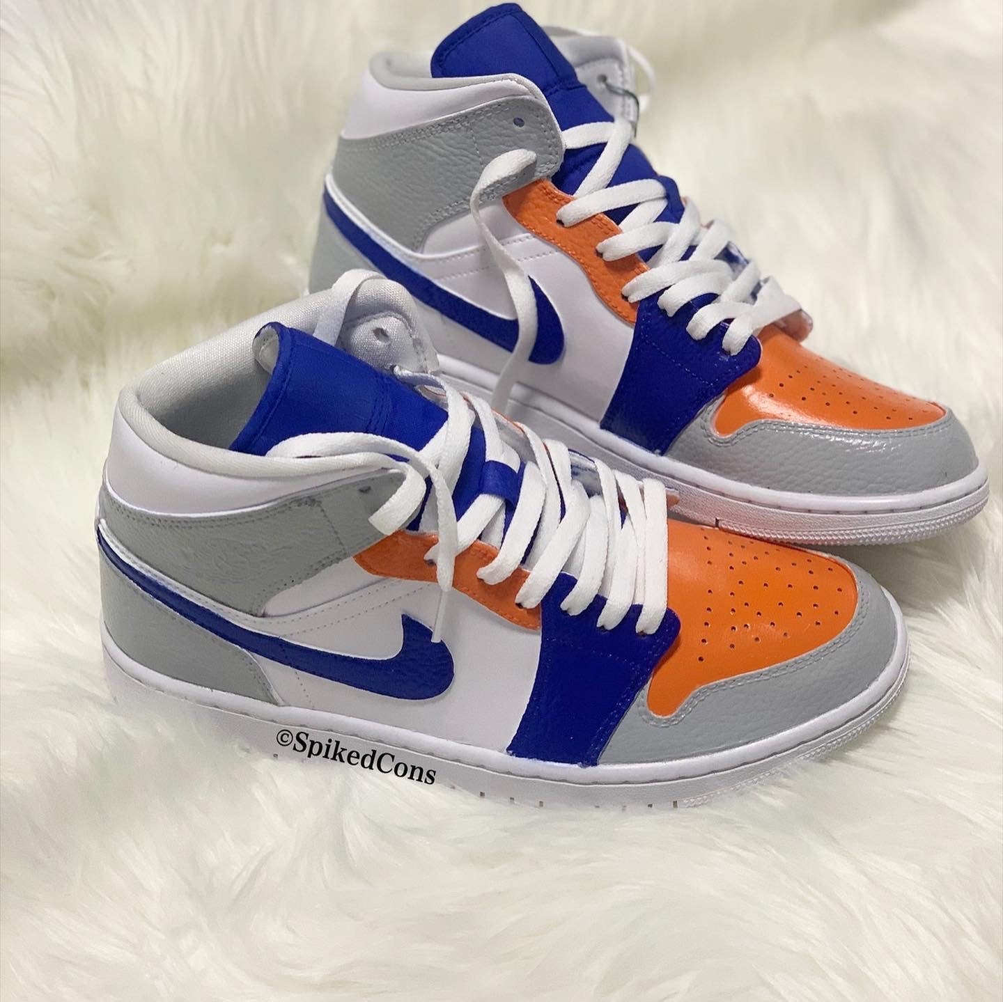 light blue and orange jordan 1