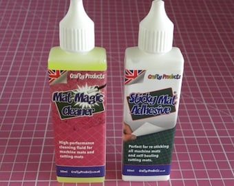 Cutting Mat Refurbishment COMBO Set: Mat Magic™ Cleaner and Sticky Mat Adhesive