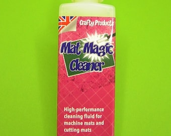 Líquido limpiador MAT MAGIC para tapetes de corte, tapetes Scan N Cut, tapetes Silhouette, tapetes Cricut y tapetes de corte autorreparables.