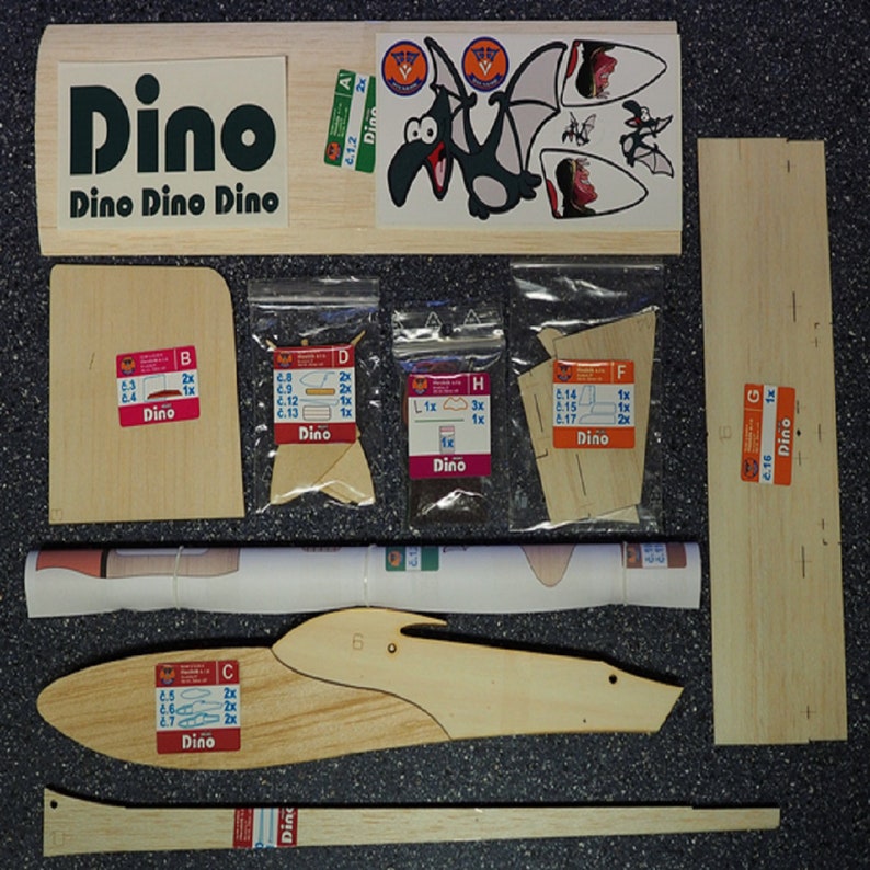 Mini DINO Entry Level Multipurpose Model Glider Kit With Etsy