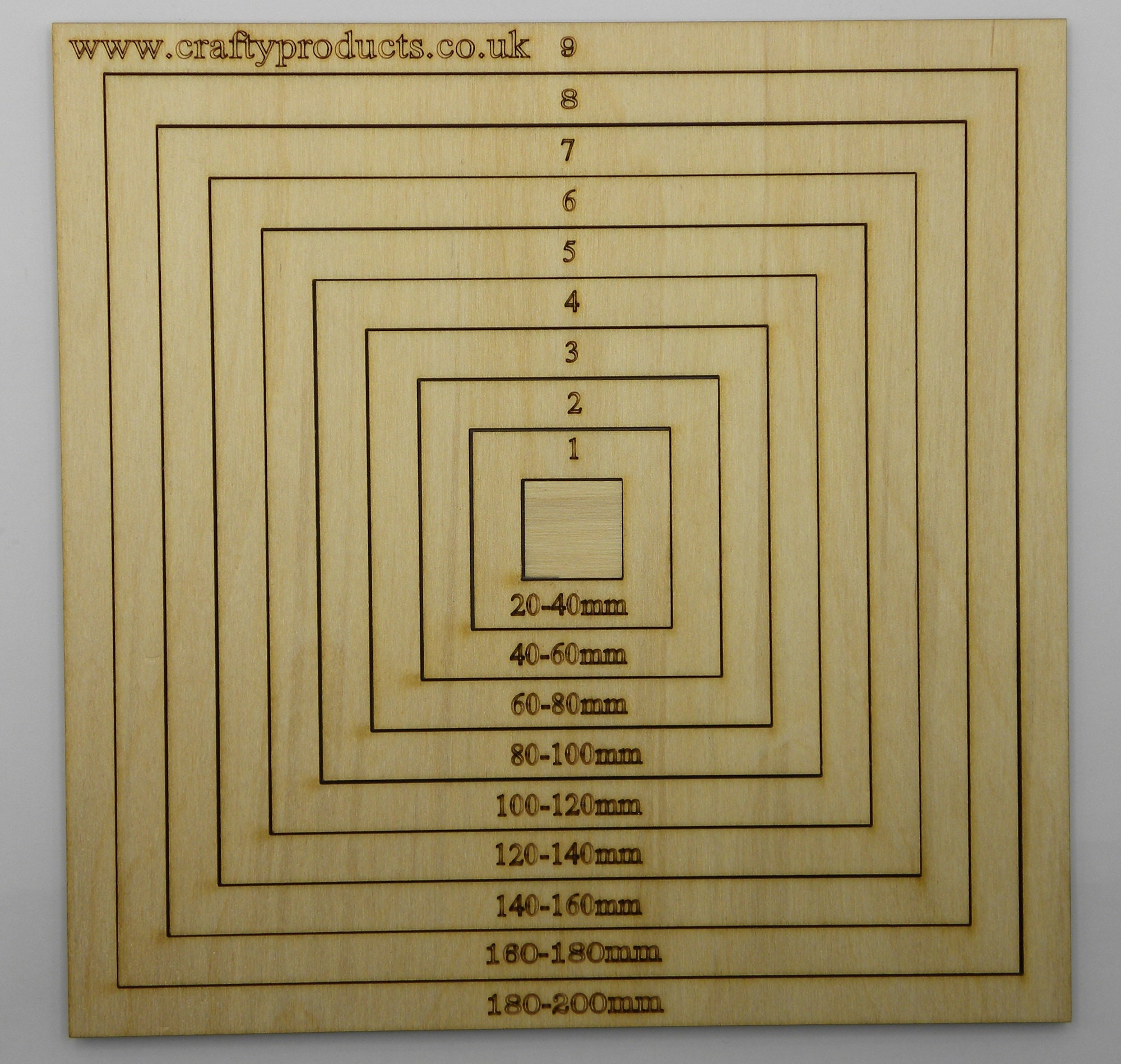 Easy Squares Kit A Set of Square Plywood Templates, Perfect for Drawing  Squares or Cutting Paper Squares Using the GYRO-CUT Craft Tool. 