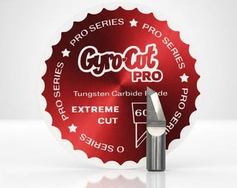 Punta de carburo de tungsteno Extreme Cut para la herramienta de manualidades y pasatiempos Gyro-Cut PRO