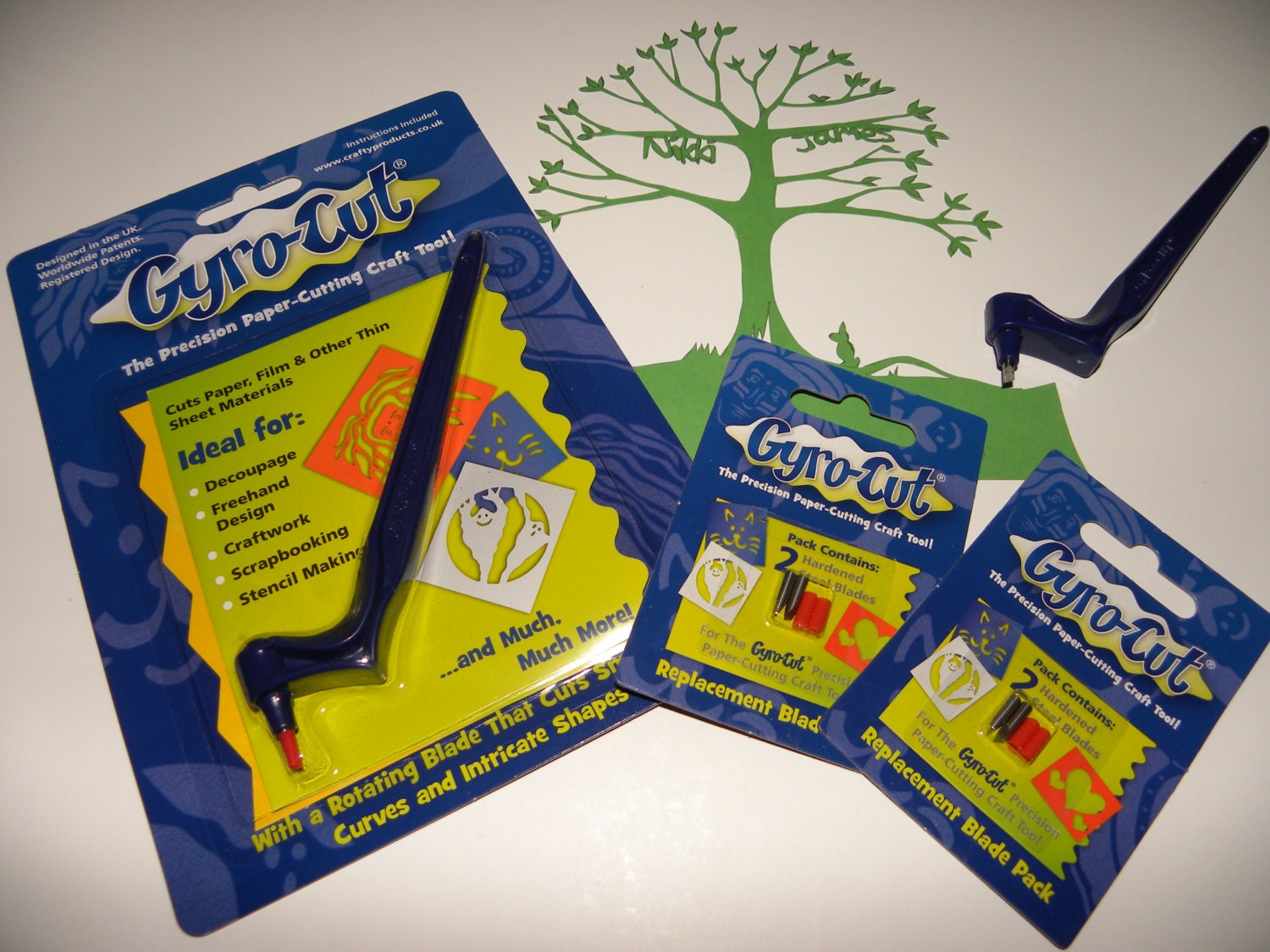 GYRO CUT Special Offer Craft Tool 2 Packs Of Blades GYRO CUT Special Offer Craft Tool 2 Packs Of Blades
