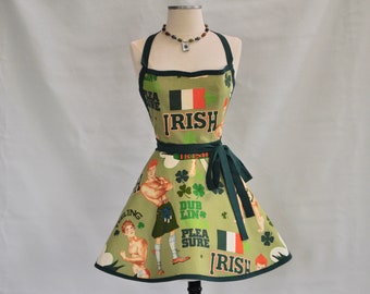 Irish St. Patrick's Day Green Apron