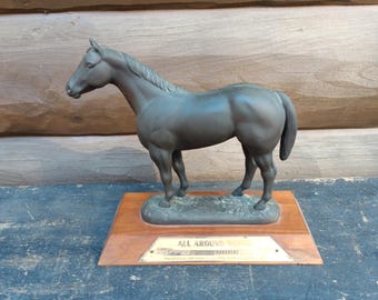 Vintage Horse Trophy CHOICE, Bronze American Quarter Horse Association Award
