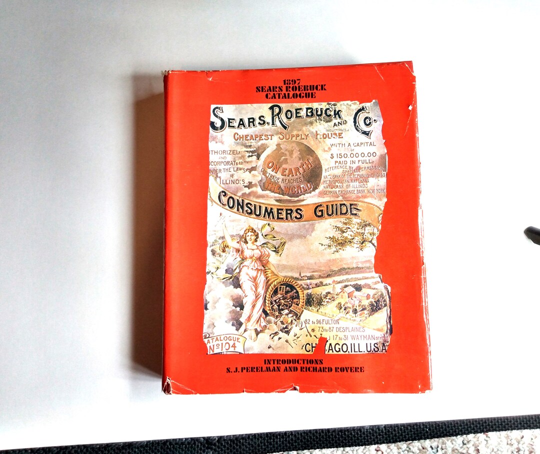 1968 Sears Roebuck Catalog 1897 Replica Vintage Consumers Guide HC Book 1968 Sears Roebuck Catalog 1897 Replica Vintage Consumers Guide HC Book