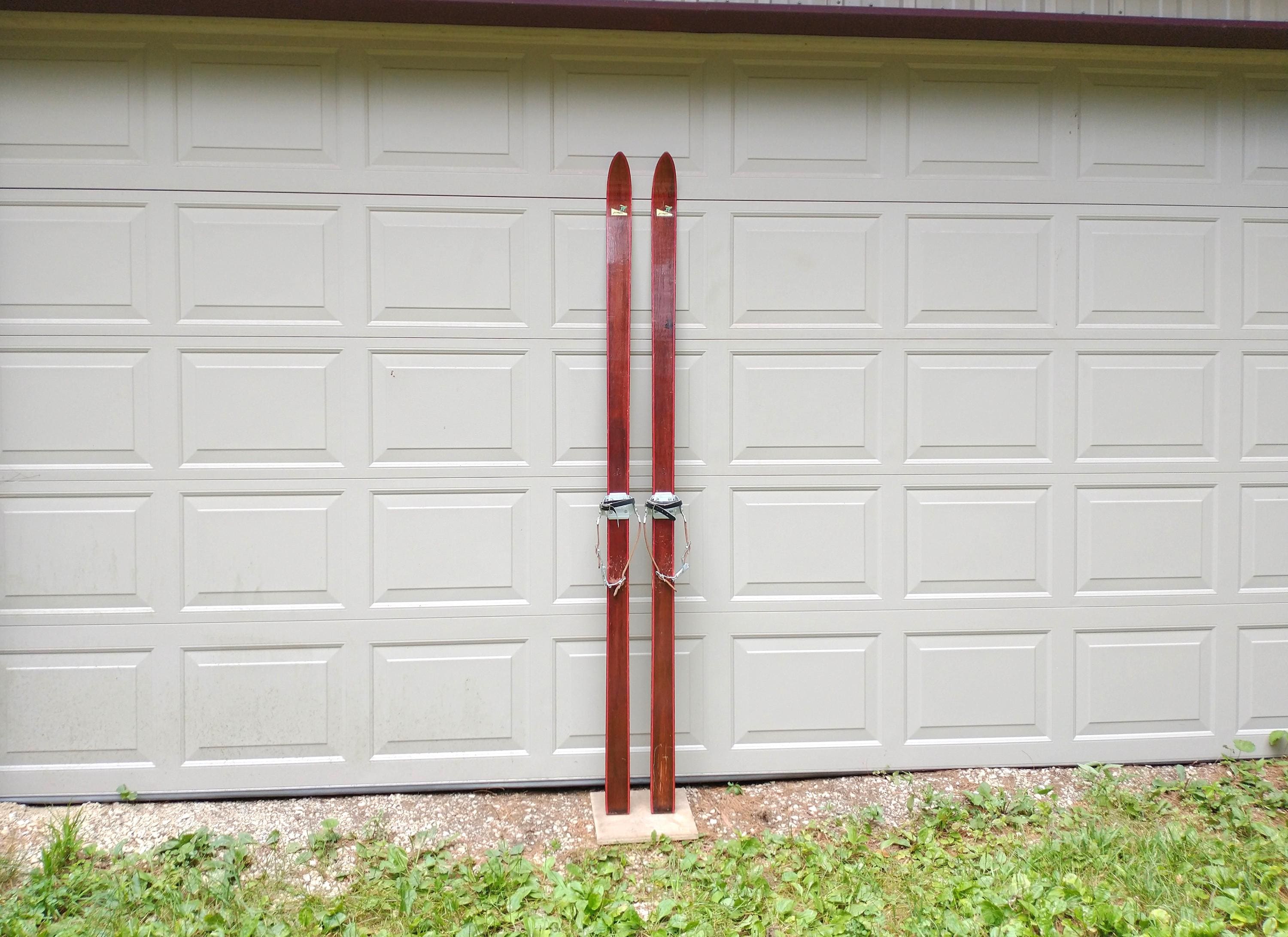 Antique Hickory Skis - Etsy