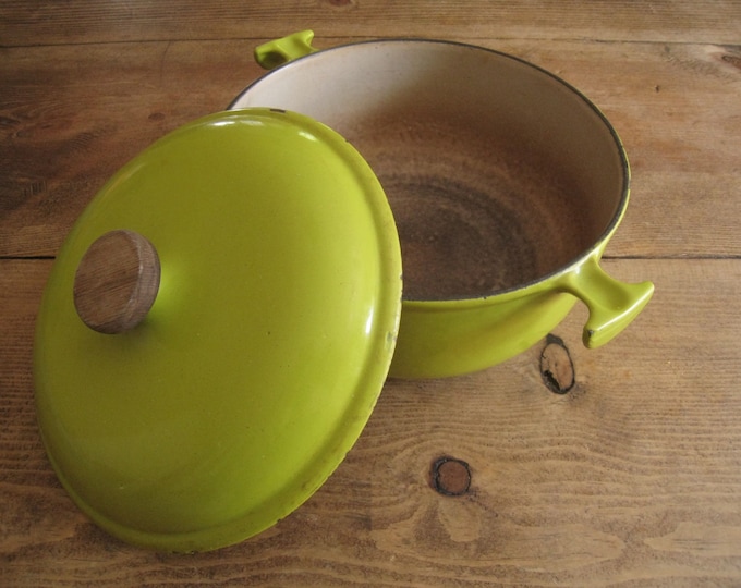 RESERVED Kiwi Green Le Creuset Dutch Oven Etsy