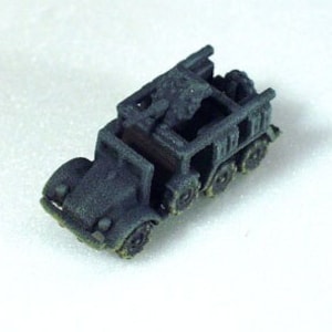 1/144 3D Printed WWII Krupp Protze with Pak 36 Onboard. Unpainted or painted