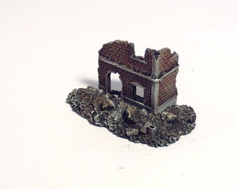 1/144 3D Printed Wargame Accessory - Hotel and rubbles