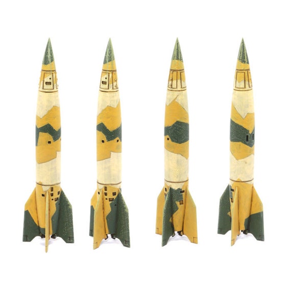 1/144 WW2 米海軍 ロケットセット 3Dプリント 開発中 1/144 3D Printed WWII V2/A4 Rocket With Launch Pad. Unpainted - Etsy