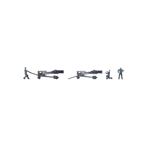 1/144 3D Printed WWII Airfield Ground Crew Set B. Unpainted