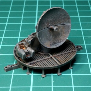 1/144 3D Printed WWII FuSE 62 Radar. Unpainted or painted