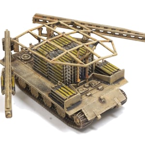 1/144 3D Printed &#39;46 Ammo Wagon for Flak E-100 with 128mm Flak 40 Zwilling. Unpainted or painted