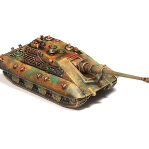 1/144 3D Printed &#39;46 Jagdpanzer E-100 Super Heavy Tank Destroyer &quot;Krokodil&quot;. Unpainted or painted